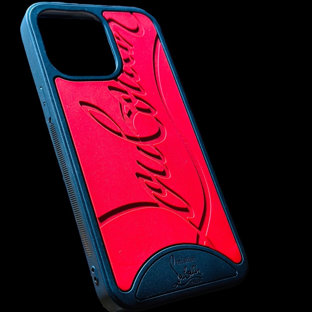 Designer black & red bottom Christian Louboutin Paris IPhone Cases 12 mini